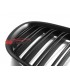 Predná maska BMW F01 09-15 DUBLE BAR MATT BLACK