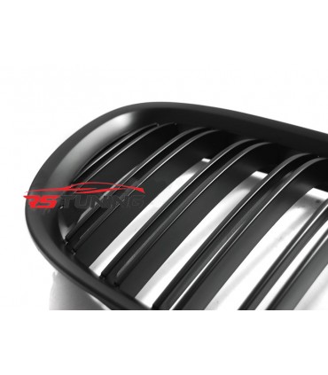 Predná maska BMW F01 09-15 DUBLE BAR MATT BLACK