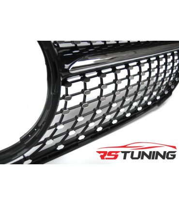 Predná maska MERCEDES W205 14- C450 AMG STYLE CHROME GLOSSY BLACK