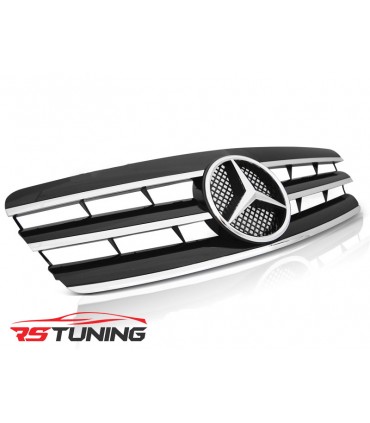 Predná maska MERCEDES W203 00-07 CL STYLE BLACK CHROME