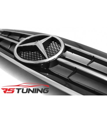 Predná maska MERCEDES W203 00-07 CL STYLE BLACK CHROME