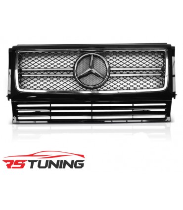 Predná maska MERCEDES W463 90-12 C63 AMG STYLE BLACK CHROME