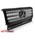 Predná maska MERCEDES W463 90-12 BLACK CHROME