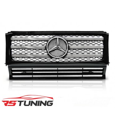 Predná maska MERCEDES W463 90-12 BLACK CHROME
