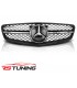Predná maska MERCEDES W204 07-14 C63 STYLE GLOSSY BLACK- CHROME