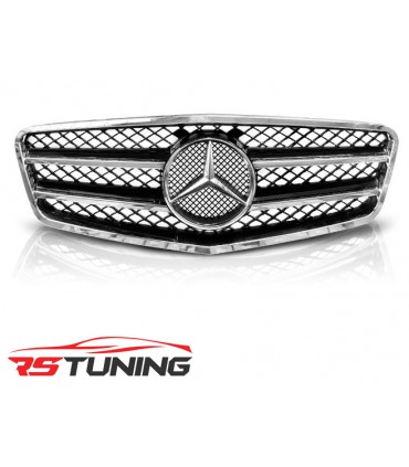 Predná maska MERCEDES W212 09-13 AMG STYLE BLACK CHROME