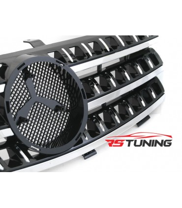 Predná maska MERCEDES W164 05-08 BLACK CHROME
