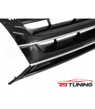 Predná maska VW T5 10-15 CARAVELLE MULTIVAN BLACK CHROME