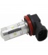 CREE LED H10, PY20D 12-24V, 30W (6x5W) biela, (1ks)