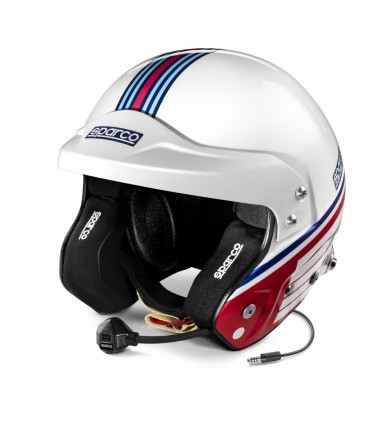 SPARCO závodná prilba AIR PRO RJ-5i MARTINI RACING 2020 JET STRIPES