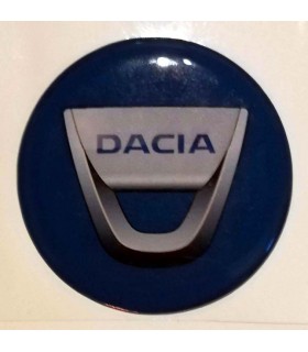 Samolepky živicové s logom Dacia na krytky diskov 59mm - 4ks