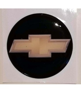 Samolepky živicové s logom Chevrolet na krytky diskov 59mm - 4ks