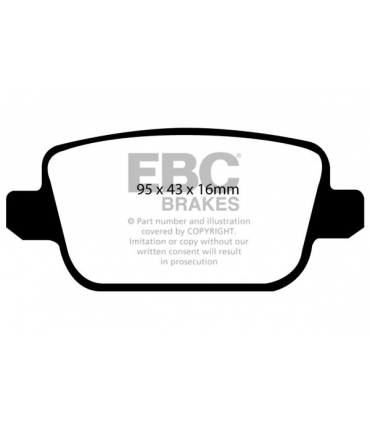 EBC Brakes BBK prestavbová sada pre Ford Focus RS MK2 355mm Red 4 piest