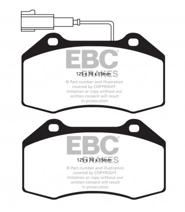EBC Brakes brzdové platničky DPX2021