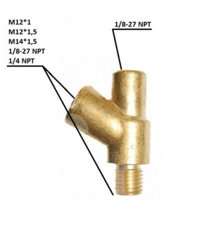 Y adapter 1/8 NPT na prídavný senzor