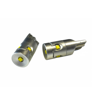 Canbus LED auto žiarovka T10, W5W, biela, 12-24-36-60V, 5LED / 2020SMD 1ks TOP