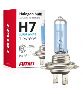 Halogénová žiarovka H7 12V 55W UV filter (E4) Super White