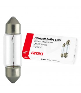 Halogénové žiarovky C5W Festoon 36mm 12V 10ks