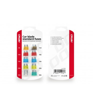 Autopoistky 10ks blister Standard