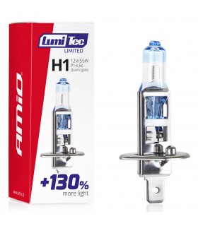 Halogénová žiarovka H1 12V 55W LumiTec LIMITED +130%