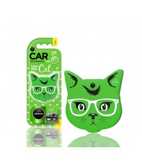 Osviežovač vzduchu AROMA CAR CAT Fancy Green - Polymér