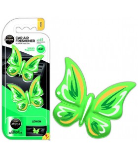 Osviežovač vzduchu AROMA CAR FANCY SHAPES BUTTERFLY Lemon