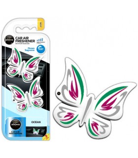 Osviežovač vzduchu AROMA CAR FANCY SHAPES BUTTERFLY Ocean