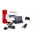 Asistenty parkovania TFT02 4,3" s kamerou HD-502-IR 4-senzorové, biele