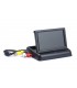 Asistenty parkovania TFT02 4,3" s kamerou HD-502-IR 4-senzorové, biele