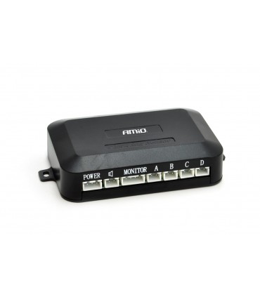 Asistenty parkovania TFT02 4,3" s kamerou HD-502-IR 4-senzorové, biele