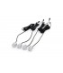 Asistenty parkovania TFT01 4,3" s kamerou HD-502-IR 4-senzorové, strieborné