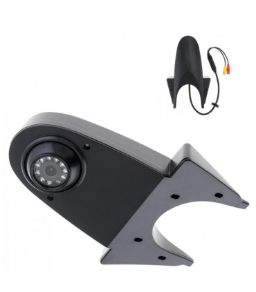 Asistenty parkovania TFT01 4,3" s kamerou HD-502-IR 4-senzorové, strieborné