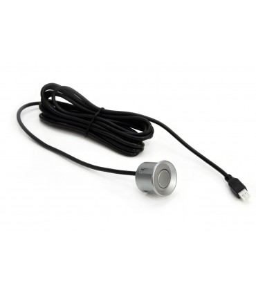 Asistenty parkovania TFT02 4,3" s kamerou HD-502-IR 4-senzorové, strieborné