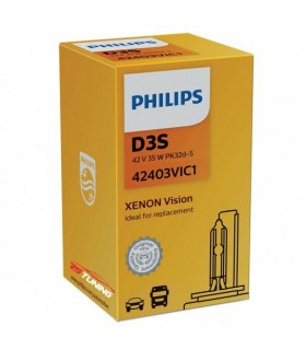 Philips Xenon Standard XenStart, D3S 4350K xenónová výbojka 1ks, 35W, 12V, 24V, 42V.