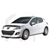 Deflektor prednej kapoty Peugeot 207  2009-2012 