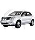 Deflektor prednej kapoty Renault Koleos  2008-2010 