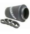 Univerzálny športový vzduchový filter RAMAIR CC-296-UNI s adaptérmi - vstup 70, 76, 80, 85 a 90mm