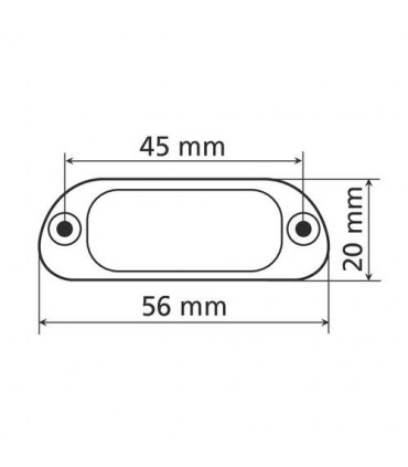 Osvetlenie ŠPZ 4LED - 1ks