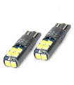 LED žiarovky CANBUS 10SMD 3030 T10 W5W biela 12V/24V - 2ks
