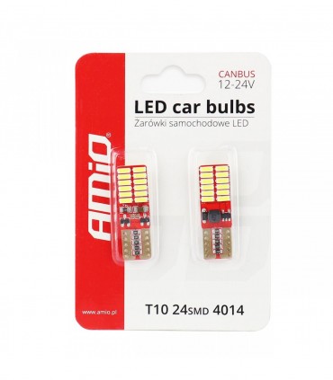 LED žiarovky CANBUS 21SMD UltraBright 2016 T10 W5W biela 12V/24V 2ks