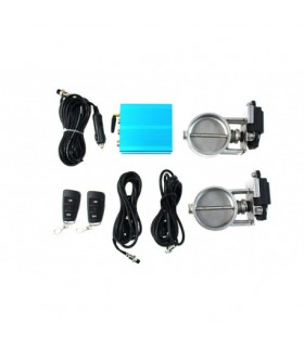 Elekrtický ovládací box + 2x klapka na výfuk set PRO-SERIES 51-76mm