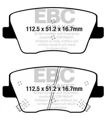 EBC Brakes BBK prestavbová sada pre Hyundai i-30 N 355mm Blue 4 piest