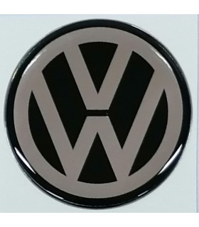Samolepky živicové s logom Volkswagen na krytky diskov 55mm - 4ks