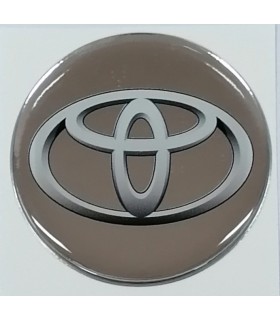 Samolepky živicové s logom Toyota na krytky diskov 59mm - 4ks