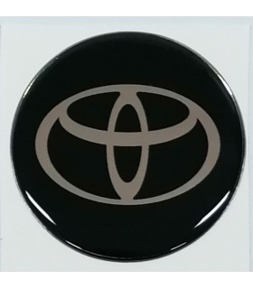 Samolepky živicové s logom Toyota na krytky diskov 59mm - 4ks
