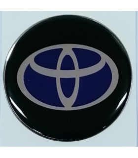 Samolepky živicové s logom Toyota na krytky diskov 55mm - 4ks