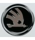 Samolepky živicové s logom Škoda na krytky diskov 59mm - 4ks