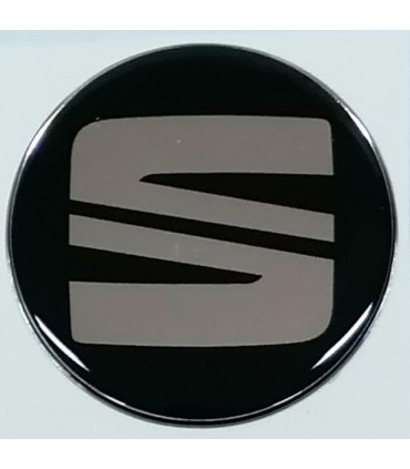 Samolepky živicové s logom Seat na krytky diskov 59mm - 4ks