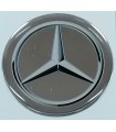 Samolepky živicové s logom Mercedes na krytky diskov 55mm - 4ks