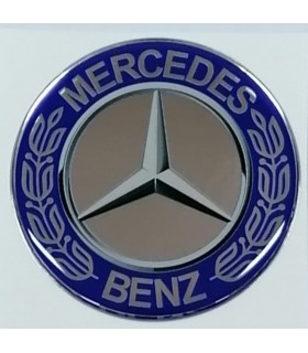 Samolepky živicové s logom Mercedes na krytky diskov 55mm - 4ks